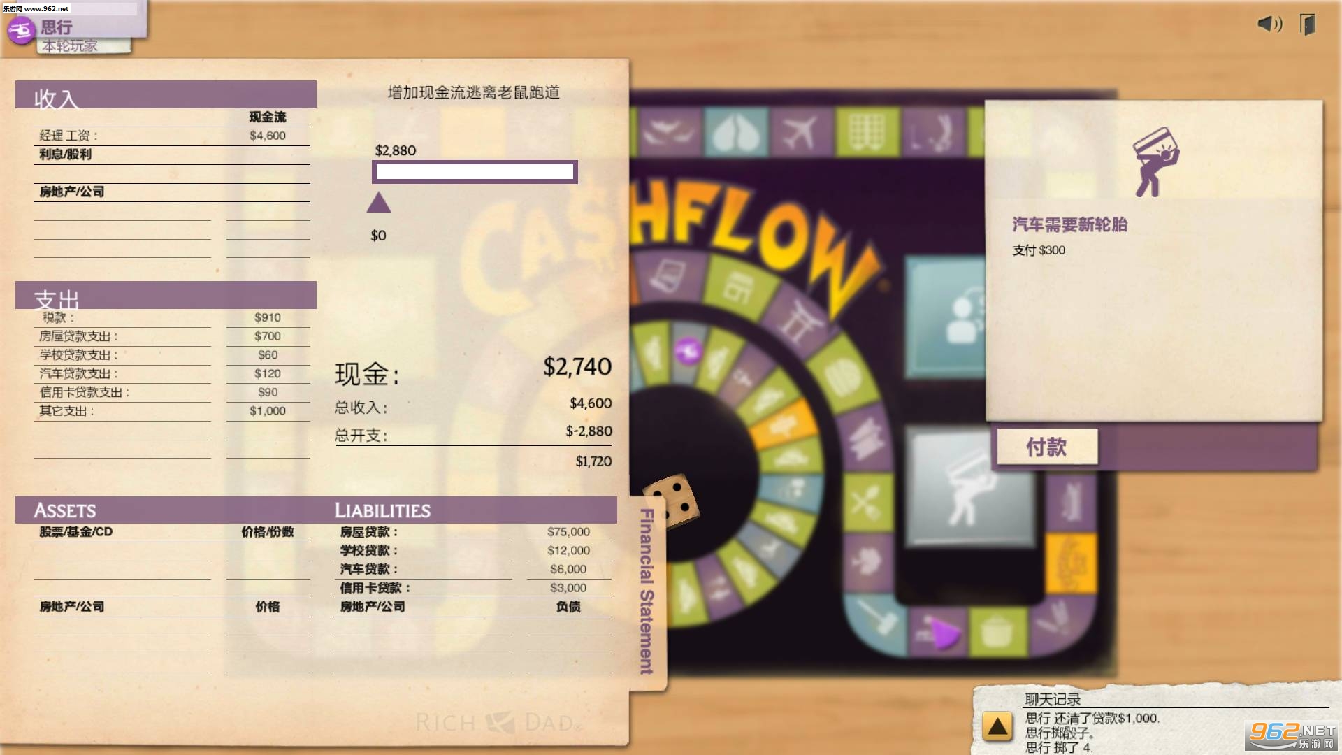 CASHFLOW - The Investing Game(���ְ��ֽ������İ�׿��)(����Ϸ����)v0.1.62��ͼ2
