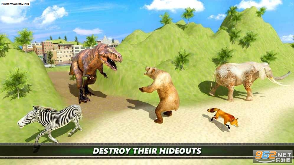 ����ģ��2017Dinosaur Simulation 2017- Dino City Hunting���İ�v1.1.1��ͼ0