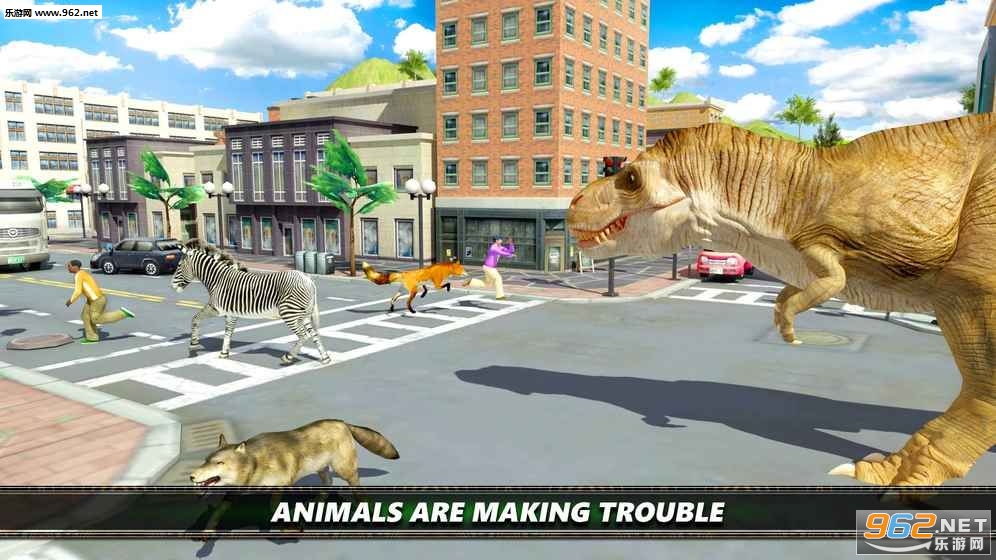 ����ģ��2017Dinosaur Simulation 2017- Dino City Hunting���İ�v1.1.1��ͼ1