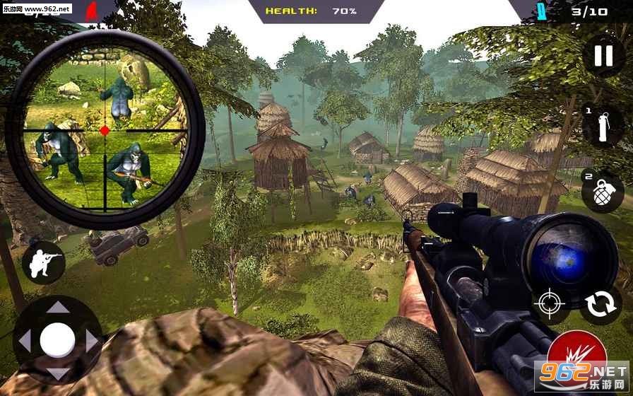 Apes Hunter Jungle Survival(Գ���˴������氲׿��)v1.1.2��ͼ0