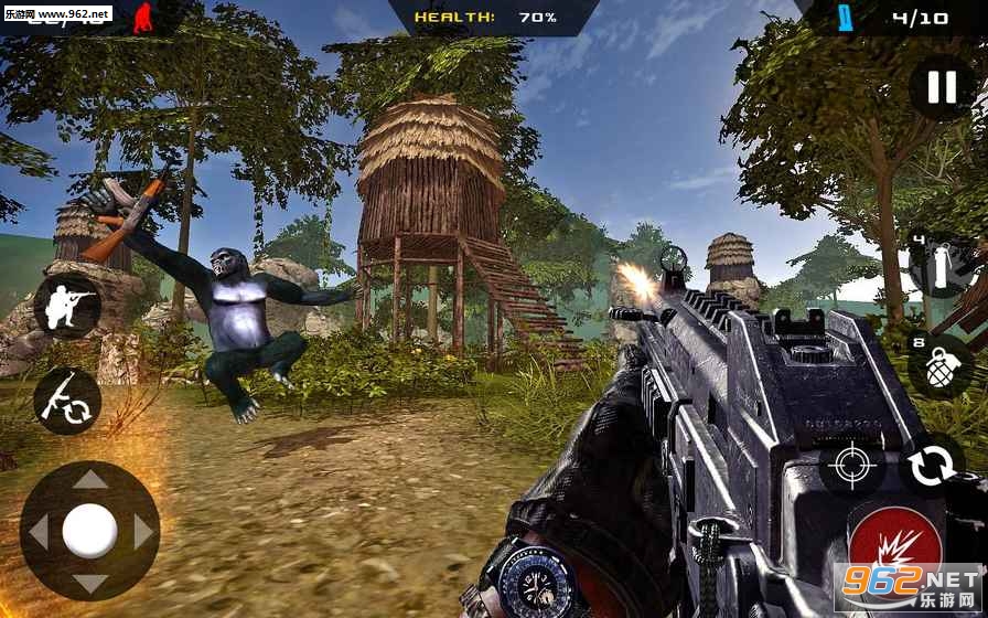 Apes Hunter Jungle Survival(Գ���˴������氲׿��)v1.1.2��ͼ2