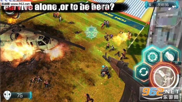 Zombie Invasion��Dead City HD��ʬս������֮�ǰ�׿��v1.5��ͼ1