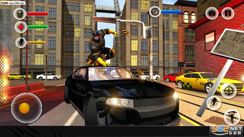 Super Panther Flying Hero City Survival(����������Ӣ�۳����氲׿��)v1.1��ͼ1