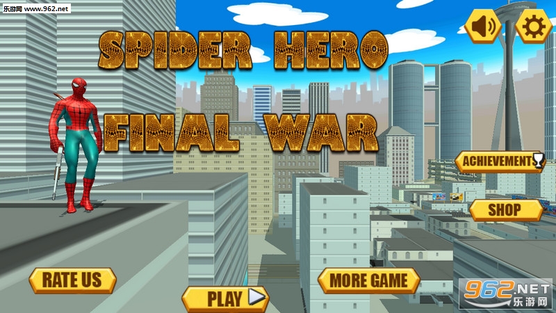 Spider Hero: Final War(ͻ��֩���� Ӣ�۾�ս��׿��)v1.0��ͼ1