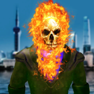 Ghost Fire Skull Superhero - Blaze Battle(��������ð�׿��)