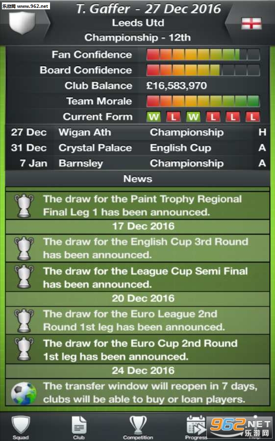Football Director 17(������17��׿��)(Football Director 17)v1.65��ͼ1