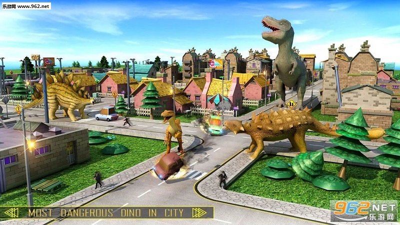Wild Dinosaur Attack In City(Ұ�������ٷ���)��ͼ3