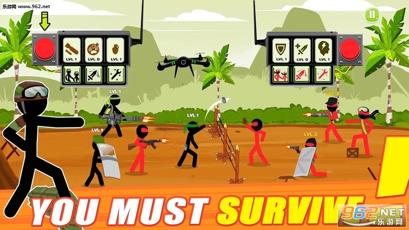 Stickman Army : Team Battle(火柴人军队:团队战斗安卓版)截图0