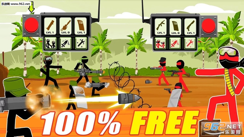 Stickman Army : Team Battle(火柴人军队:团队战斗安卓版)截图1