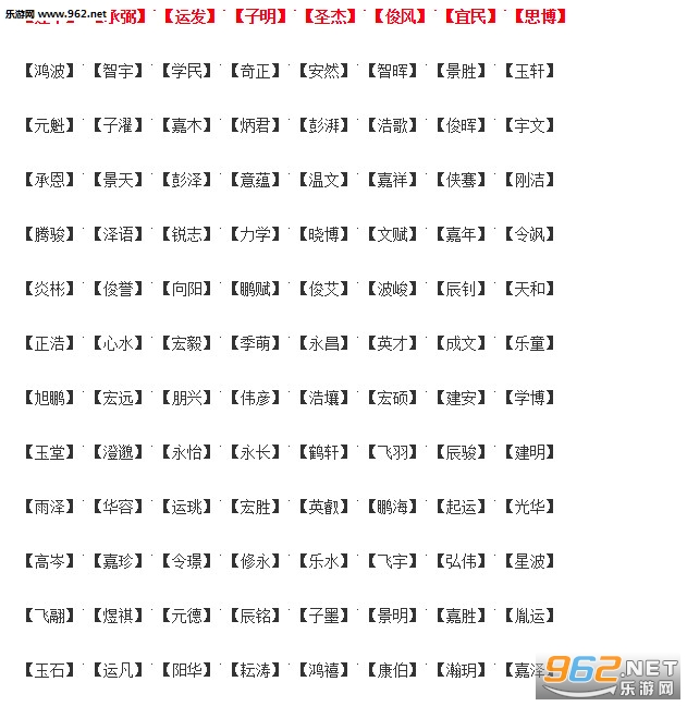 2018狗年宝宝好听名字大全截图1