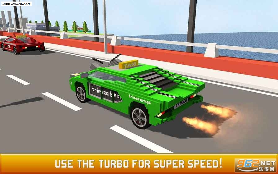 块状出租车司机抢市(Blocky Taxi Driver: City Rush)截图2