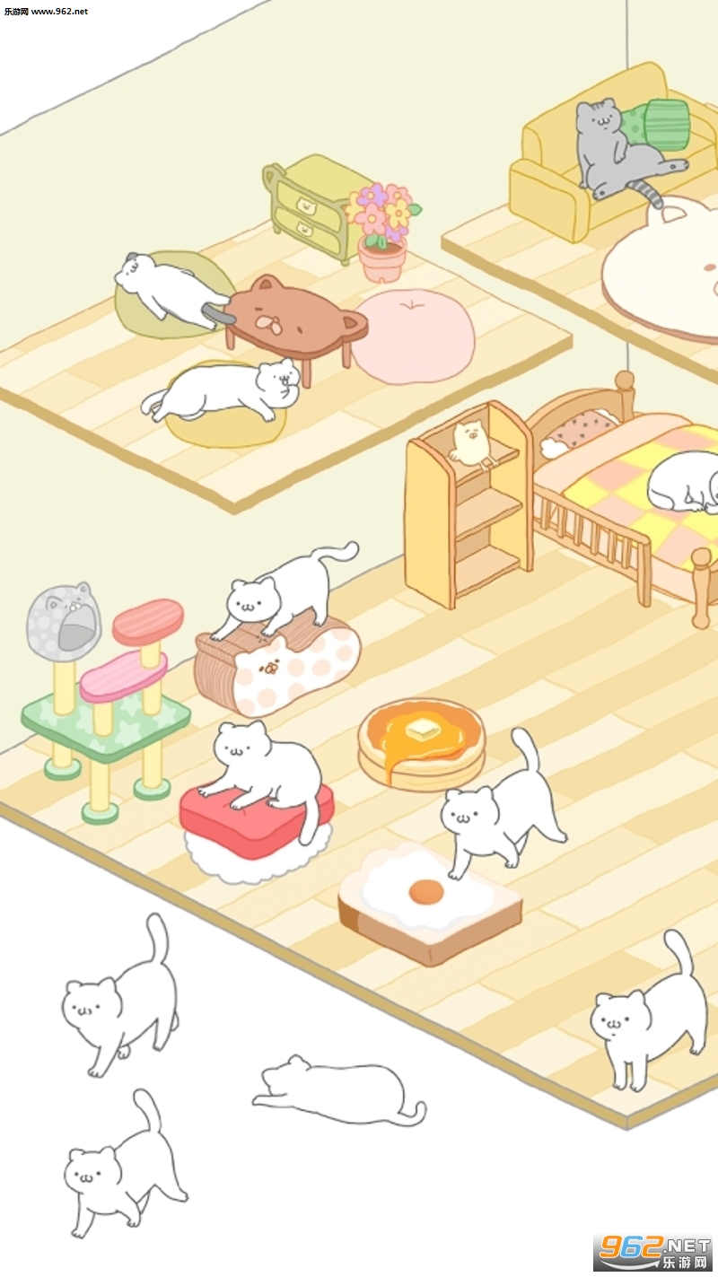 猫咪很可爱可是我是幽灵无限金币版截图3