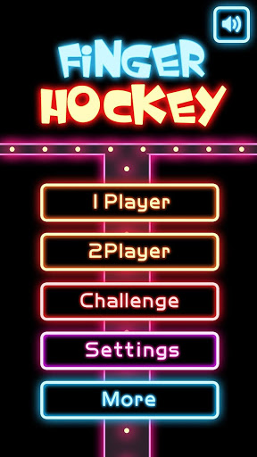 Finger Glow Hockey(手指发光曲棍球安卓版)截图1