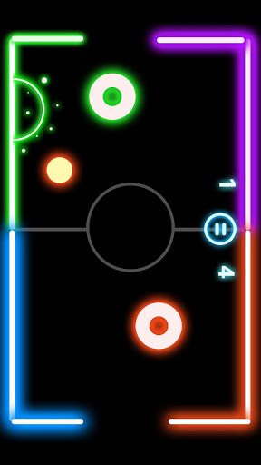 Finger Glow Hockey(手指发光曲棍球安卓版)截图2
