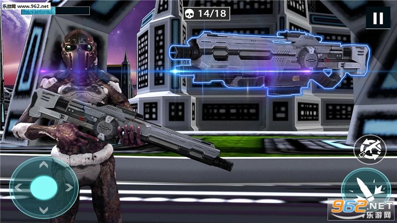 �ƻý�ʬɱ��3D���İ�(Futuristic Sci Fi Kill Shooters 3D)��ͼ1
