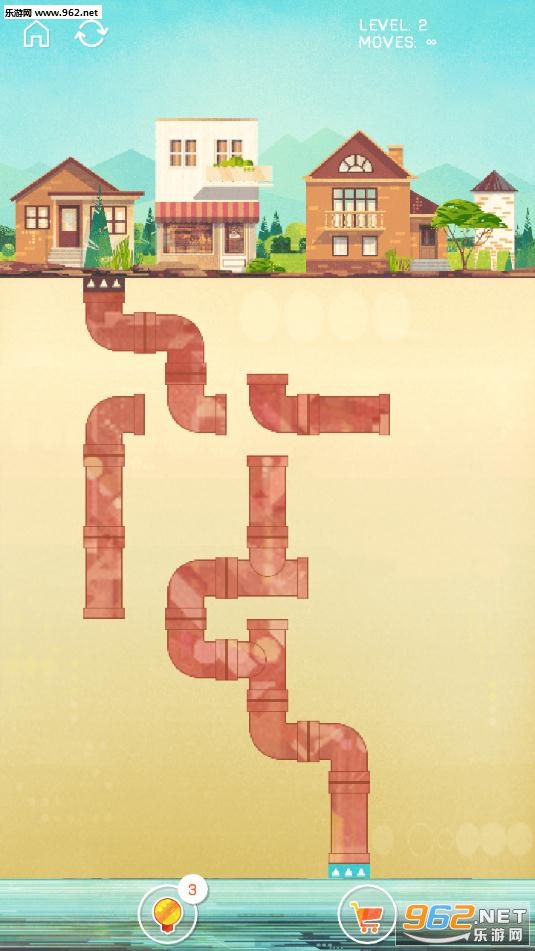 Pipe Puzzle(管道游戏关卡全解锁版)截图1