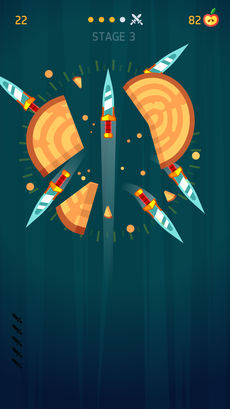 Knife Hit(�ɵ������Ϸ)v1.0.1��ͼ2