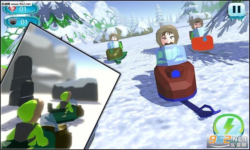 Real Snow Moto Racing - Extreme Rider(极限雪地赛车骑手安卓版)截图0