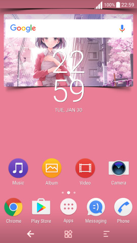 路人女主加藤惠xperia主题软件截图2