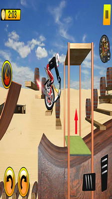 One Wheel Bike Stunts(һ�����г��ؼ���׿��)v1.0(One Wheel Bike Stunts)��ͼ2