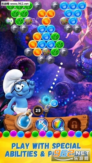 Smurfs Bubble Story(���������ݹ��°�׿��)V1.0.1914��ͼ1