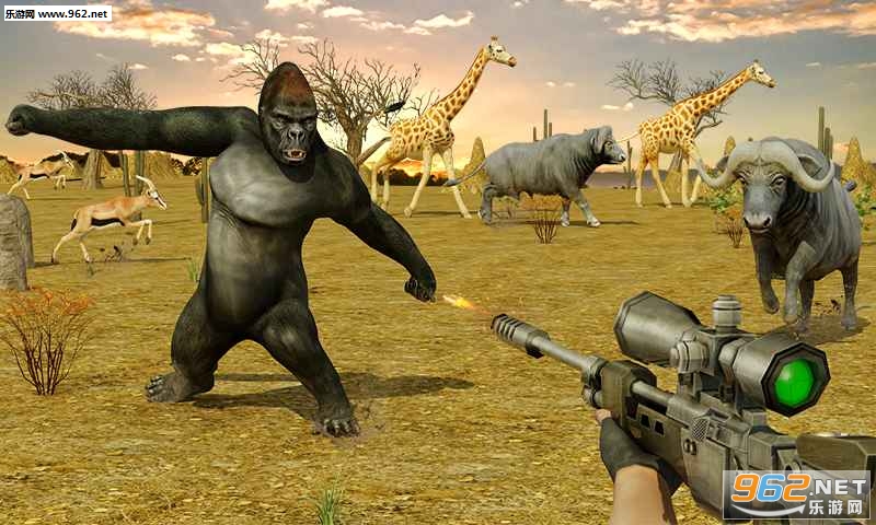Sniper Hunter Safari Survival(狙击猎手野生动物园的生存安卓版)截图0
