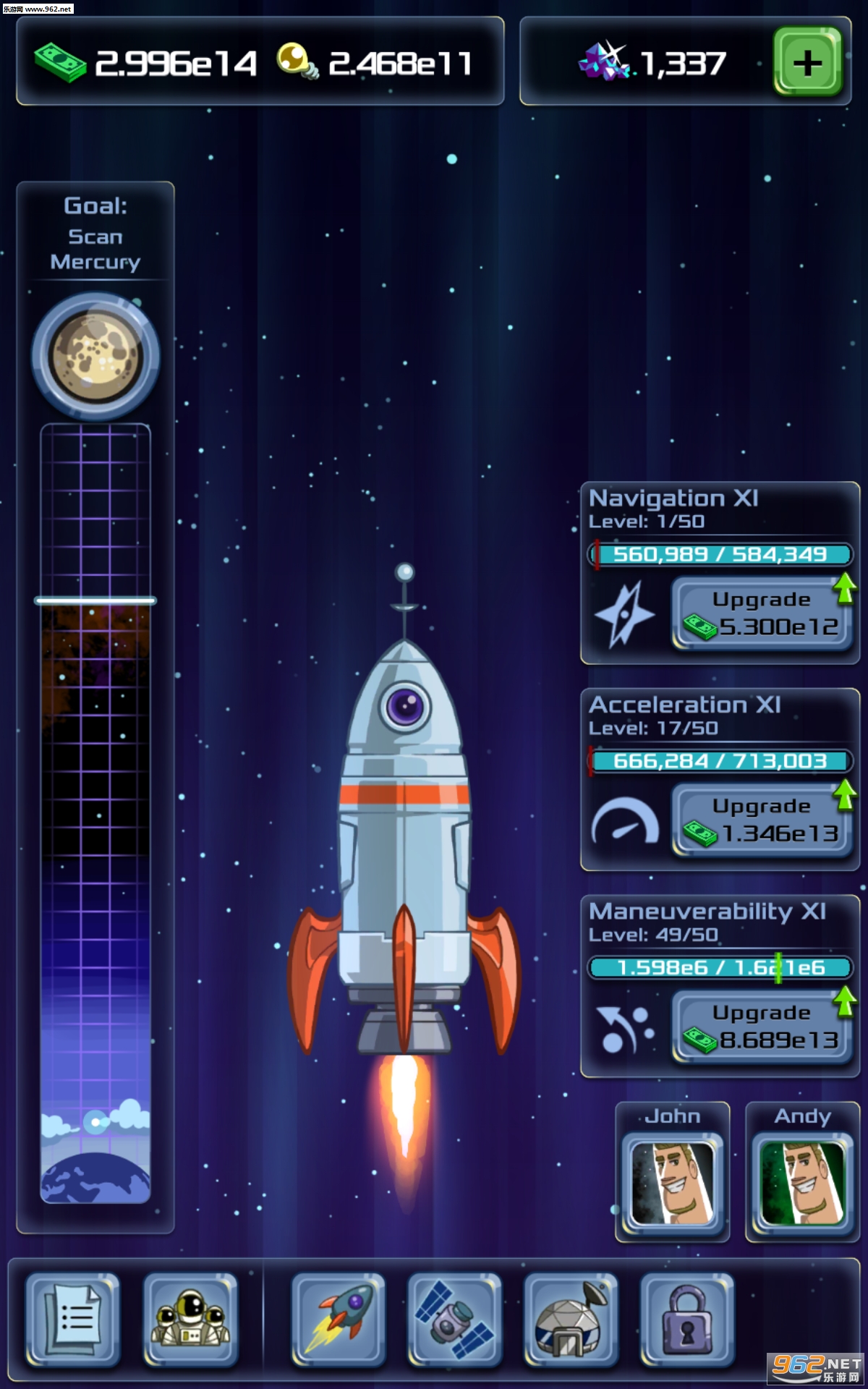 Idle Tycoon: Space Company(���ô��:���칫˾��׿��)v1.0.5��ͼ0