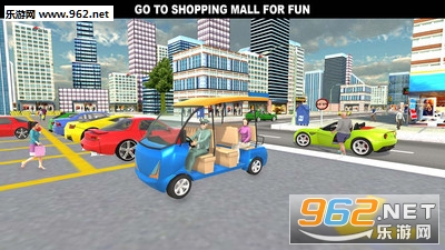 Shopping Mall Smart Taxi: Family Car Taxi Games(购物中心出租车模拟器安卓版)截图4