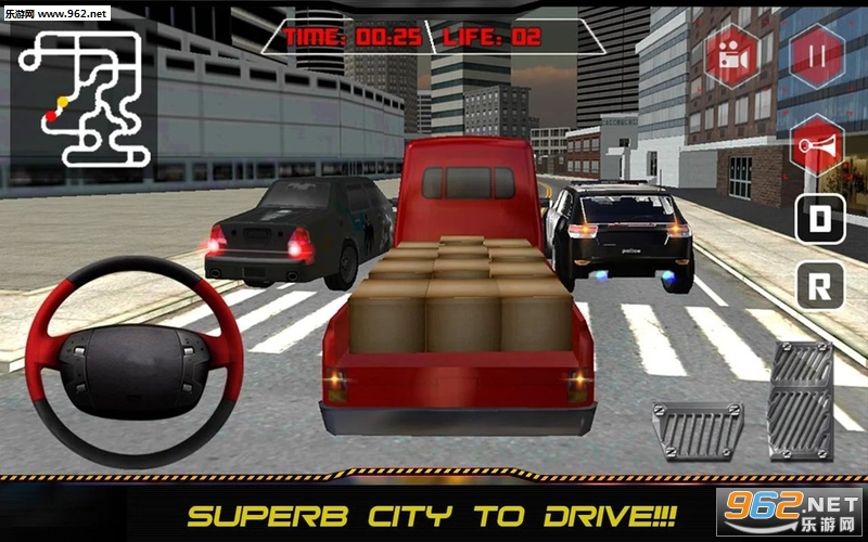Mini Driver Truck Transport 3D(����������������3D��׿��)��ͼ0