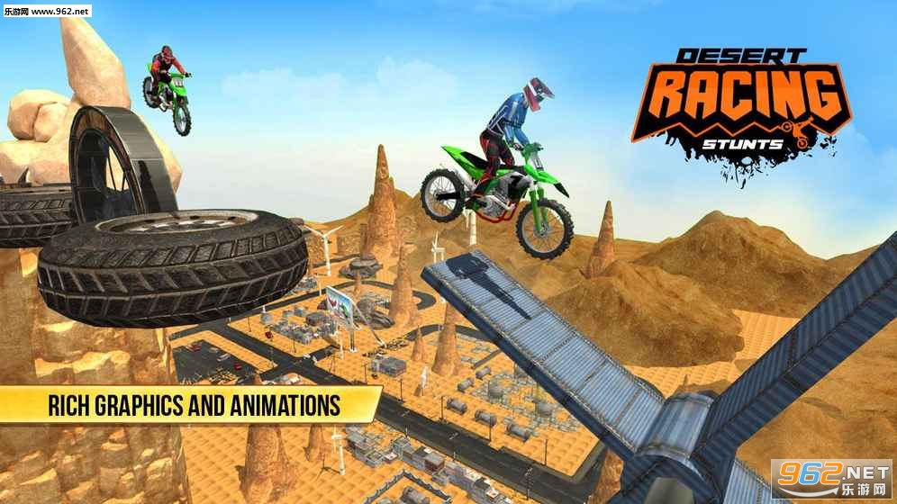 Desert Bike Stunts��׿��v1.1(ɳĮ���г��ؼ�)��ͼ0