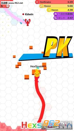 Χ�ش���ս(Hexsnake.io����)��ͼ0