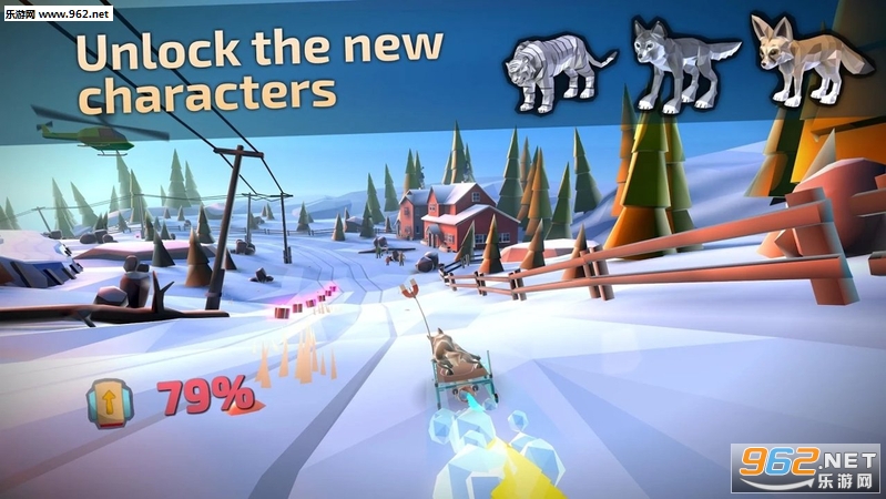 Animal Adventure: Downhill Rush(����ð�գ����´�æ�ٷ���)��ͼ2