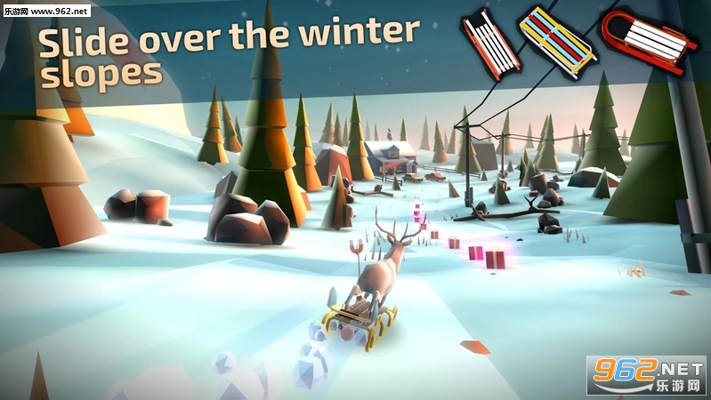 Animal Adventure: Downhill Rush(动物冒险:下坡匆忙安卓最新版)截图1