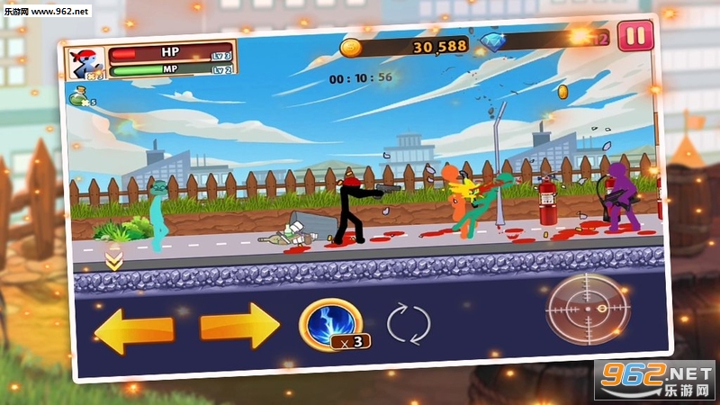 Street Stickman Fighter(�����ս���� - ��ͷ�񶷰�׿��)��ͼ1