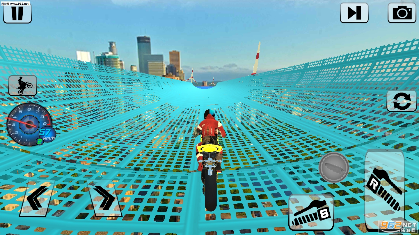Bike impossible tracks Race: 3D Motorcycle Stunts(�������ܵĹ���ؼ�Ħ�г���׿��)��ͼ2