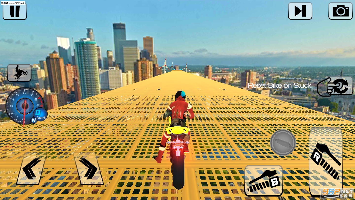 Bike impossible tracks Race: 3D Motorcycle Stunts(�������ܵĹ���ؼ�Ħ�г���׿��)��ͼ1