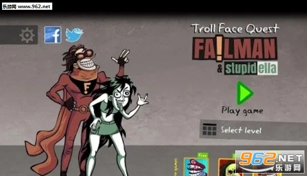 Troll Quest Failman and Stupidella(ڶ����Ϳӵ����˰�׿��)v0.9.2(Troll Quest Failman and Stupidella)��ͼ0