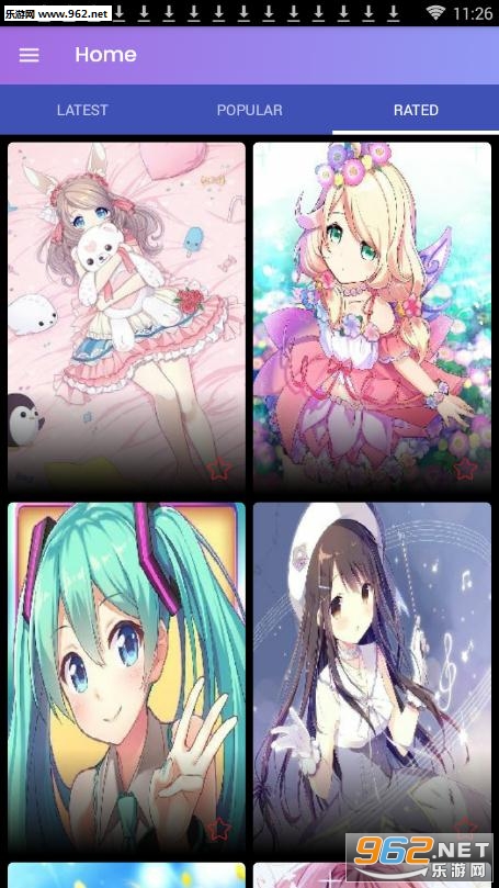 Anime Kawaii Girls(����Ԫ����������Ů����ֽ��׿��)��ͼ0