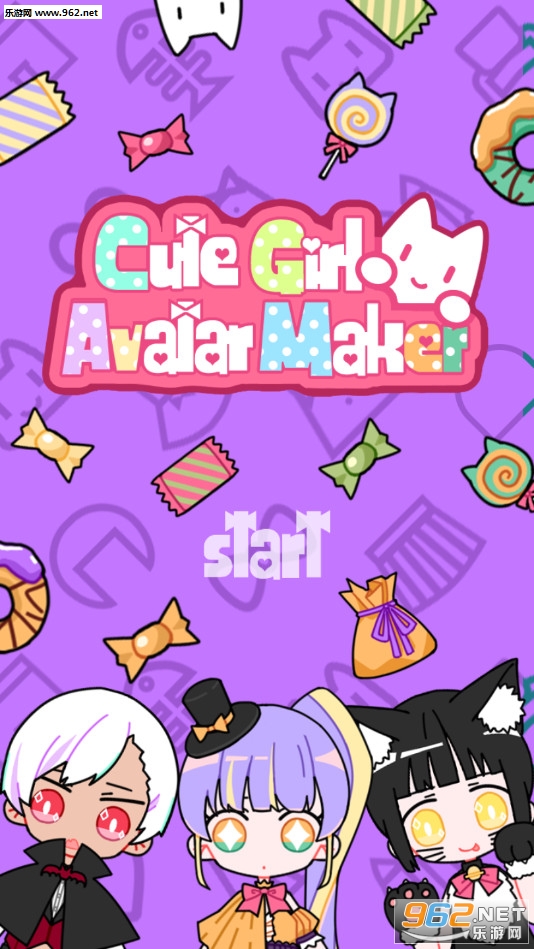 CuteGirlAvatarMaker(可爱女孩制造者安卓版)截图0