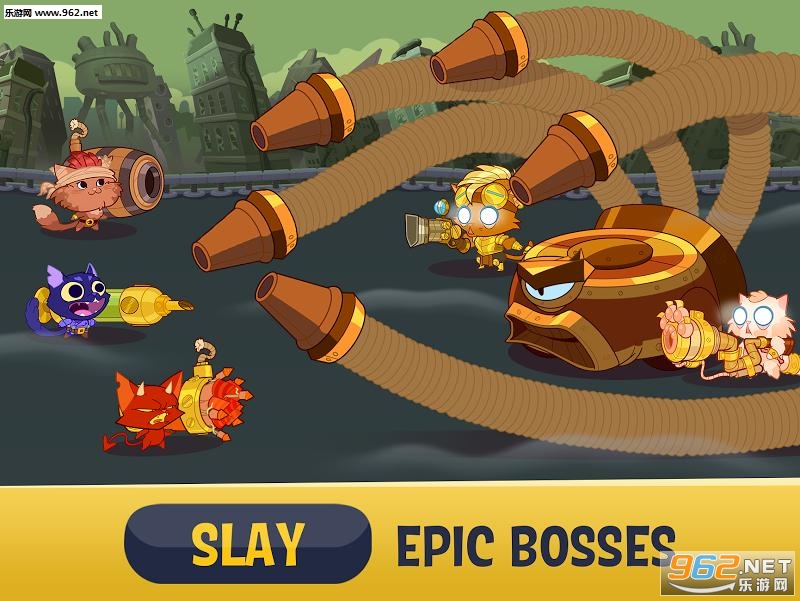 Steam Cats Idle RPG(����è:����RPG��׿��)��ͼ0