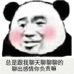 总是跟我聊聊聊的聊出感情你负责嘛表情包