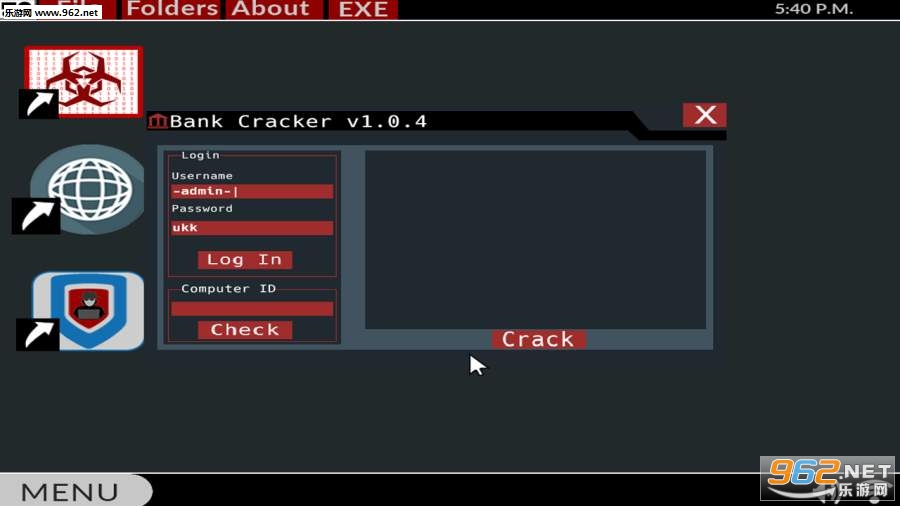 Hacker.exe�ڿ���Ϸ��ͼ1