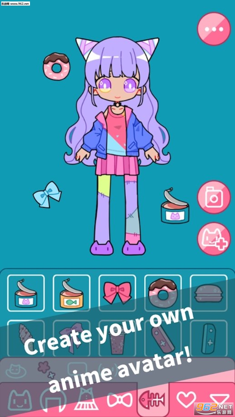 CuteGirlAvatarMaker(Ů��ͷ�������̰�׿��)��ͼ2