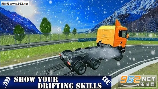 Snow Euro Truck Drift Racing(冰雪卡车漂移驾驶安卓版)截图0