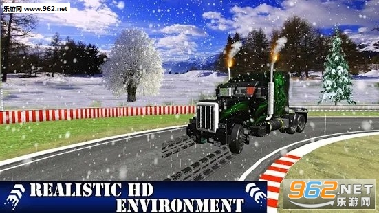 Snow Euro Truck Drift Racing(冰雪卡车漂移驾驶安卓版)截图3