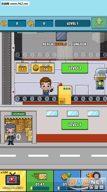 Idle Delivery Tycoon(闲置盒大亨安卓版)截图1
