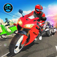 Highway Rider Bike Racing: Crazy Bike Traffic Race(��·Ħ�г����ٷ���)