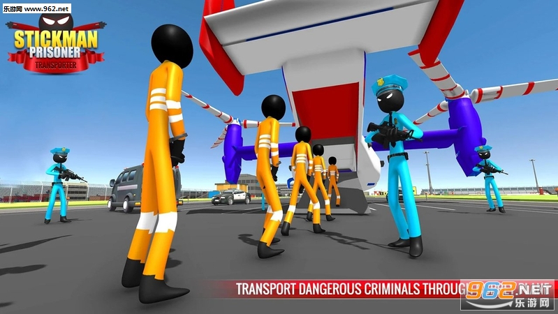 Police Plane Stickman Criminals Transporter Game(���ͷ��˰�׿��)v2.9��ͼ0