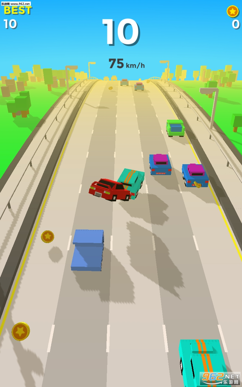 Crashy Roads(��᫲�ƽ�ĵ�·��׿��)��ͼ1