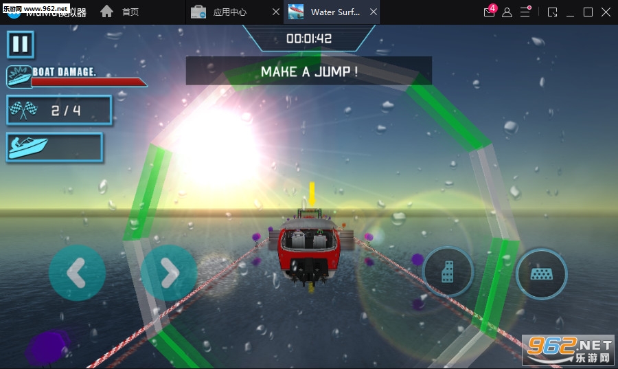 Water Surfer Speed Boat Stunts: Racing Games(冲浪者快艇特技安卓版)截图3